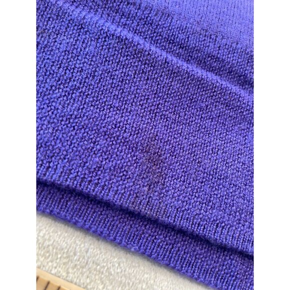 Juicy Couture Purple Bow Back Cardigan XS Sweater 100% Wool Cottagecore Bows Y2K - Picture 14 of 14